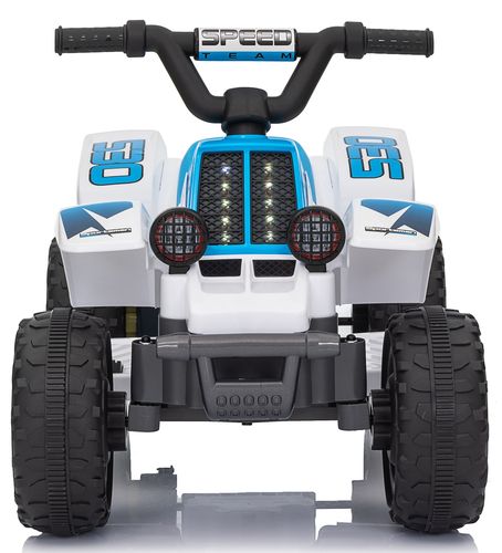 טרקטורון ממונע לילדים Racing 6V רחב ויציב לילדים נסיעה קדימה/אחורה ואורות - כחול