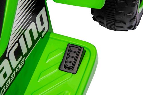 טרקטורון ממונע לילדים Racing 6V רחב ויציב לילדים נסיעה קדימה/אחורה ואורות - כחול