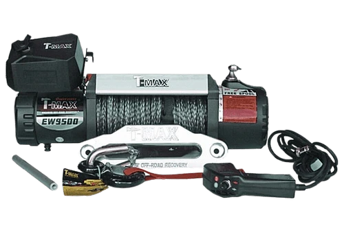 כננת משיכה 12V T-MAX דגם X-POWER-9500 חבל סינטטי 1134117