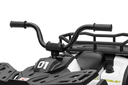 טרקטורון SPEED 12V חשמלי לילדים עם הנעה 2X4, שלט חכם ואורות LED קדמיים - שחור/צהוב