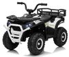 טרקטורון SPEED 12V חשמלי לילדים עם הנעה 2X4, שלט חכם ואורות LED קדמיים - שחור/לבן