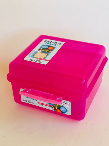 קופסאת לאנץ' 2 ליטר + מיכל לתוספות - Sistema  