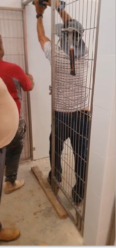 מכלאות ושערים בנוי פרוייקט נס ציונה
