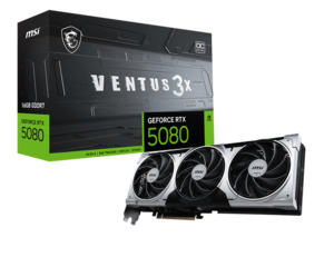 כרטיס מסך MSI RTX 5080 16G VENTUS 3X OC PLUS