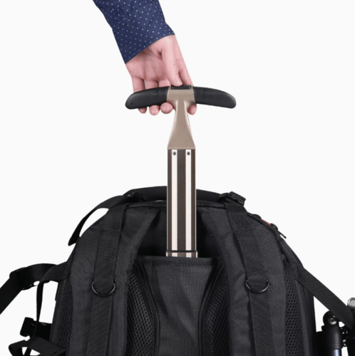 תיק גב וטרולי משולב לציוד צילום E-IMAGE OSCAR B20 