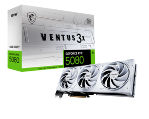 כרטיס מסך MSIRTX 5080 16G VENTUS 3X OC WHITE