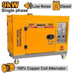 גנרטור דיזל שקט 9000W מבית INGCO 