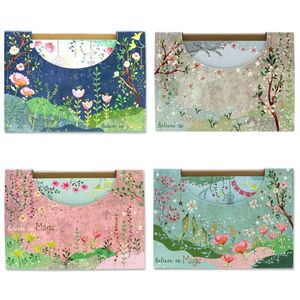 מארז 10 כרטיסי ברכה ומעטפות תואמות עם איורים ייחודיים לכל אירוע – מג