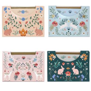 מארז 10 כרטיסי ברכה ומעטפות תואמות עם איורים ייחודיים לכל אירוע – יער