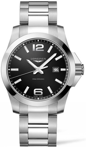 Longines L37604566 Conquest 43MM לגברים לונג'ין יבואן רשמי
