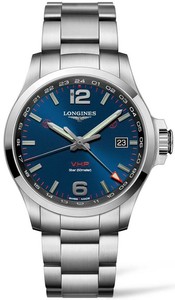 Longines L37284966 Conquest V.H.P GMT לגברים לונג