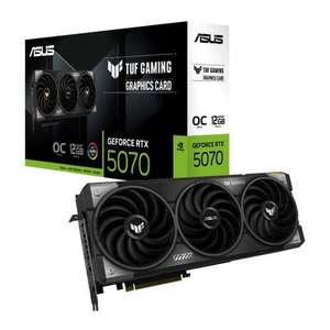 כרטיס מסך AURA SYNC 90YV0LZ0 ASUS RTX TUF 5070 12GB GDDR7 3FAN