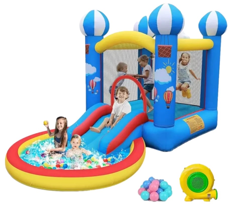 מתקן מתנפח לגינה טירת הכדורים Mirajump MJ68