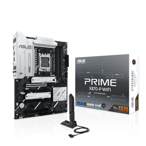 לוח ASUS AMD PRIME X870 P WIFI7 USB4 AURA AM5 90MB1IS0