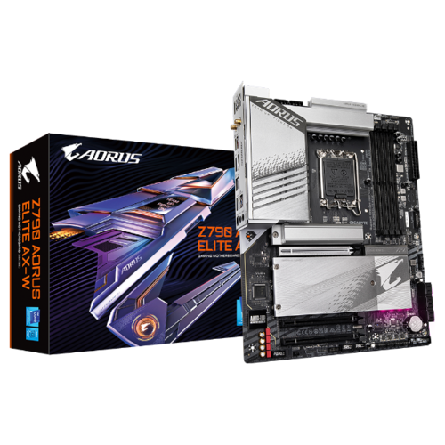 לוח אם Z790 AORUS ELITE AX-W 4SLOT LGA1700 DDR5 GIGABYTE