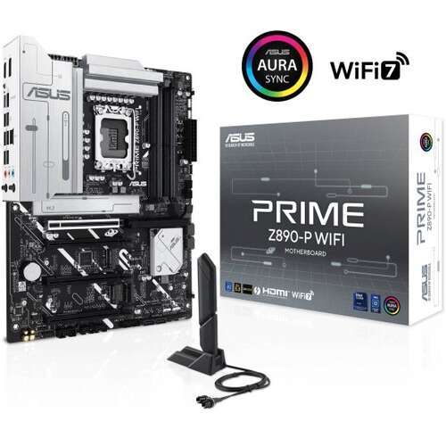 לוח ASUS Z890-P WIFI7 LGA1851 DDR5 ULTRA 4SLOT AURA SYNC 90MB1I70