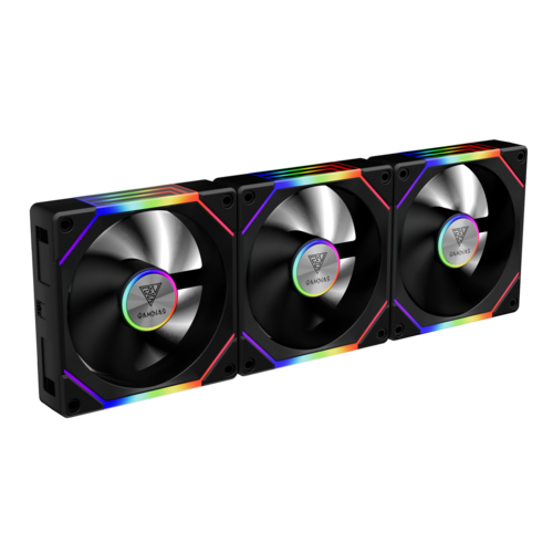 סט מאורר למארז GAMDIAS AEOLUS P2 3FAN ARGB BLACK