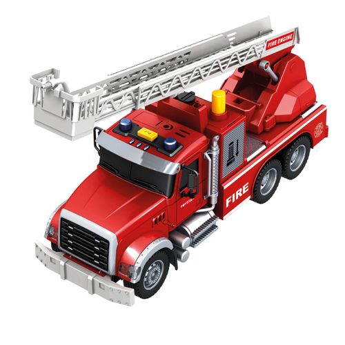 כבאית מנוף עם צלילים ואורות