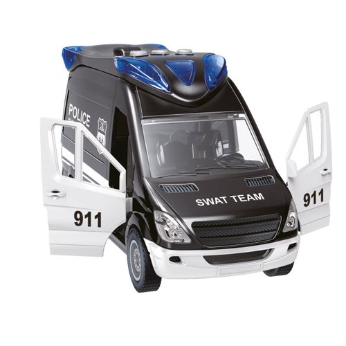 אוטובוס תלמידים עם צלילים ואורות