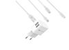 מטען קיר 2.4 USB כפול With Type-C MWCS244 מבית MIRACASE