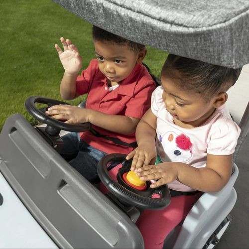 מכונית דמוי SUV עם מקום ל 2 ילדים, תאי אחסון וגגון 4242 STEP2