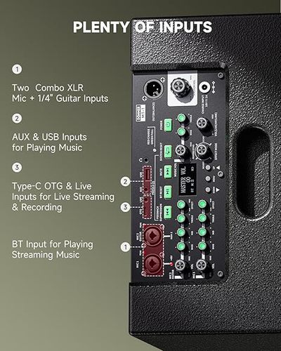 רמקול רחוב מגבר נייד MT1 EC7046 DONNER