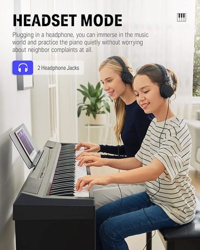 פסנתר חשמלי ללא סטנד EC3040 Donner DEP10 88 Keys