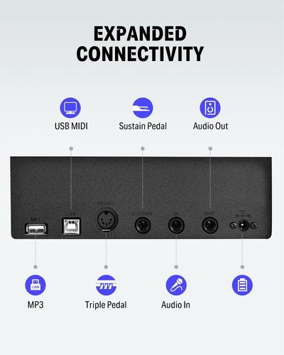 EC6860 פסנתר חשמלי DONNER DEP20