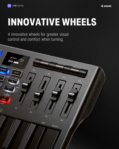 מקלדת שליטה ניידת מקצועית 25 קלידים EC6783 DMK25PRO מבית DONNER