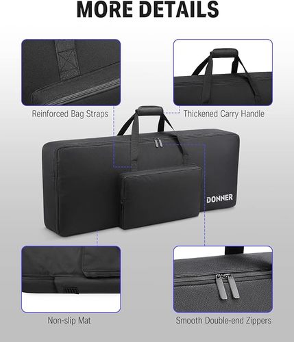 תיק שחור למקלדת 61 קלידים - Donner