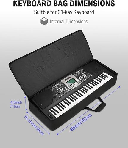 תיק שחור למקלדת 61 קלידים - Donner