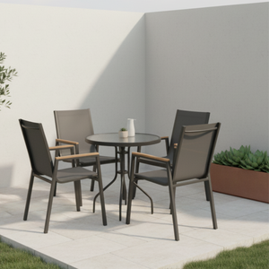 סט פינת אוכל שולחן מדריד+4 כיסאות לימה PLAYA