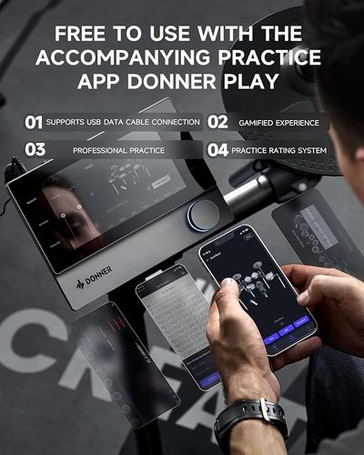 סט תופים אלקטרוני DONNER BEAT EC6986