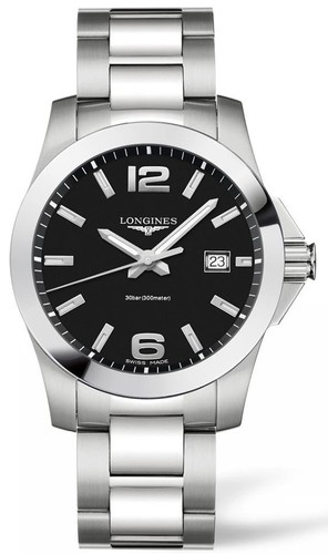 Longines L37594586 Conquest 41MM לגברים לונג'ין יבואן רשמי
