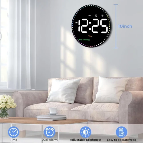 שעון קיר דיגיטלי 25 ס