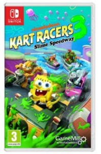 NINTENDO SWITCH NICKELODEON KART RACERS 3: SLIME SPEEDWAY CODE IN BOX קוד