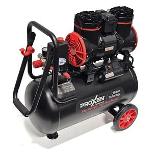קומפרסור 24 ליטר חד פאזי 1450w שקט ויבש 2 ראשים 250 ליטר בדקה 24 ק”ג 2800 סל”ד פרוקסן Proxen 22-2-1450F24