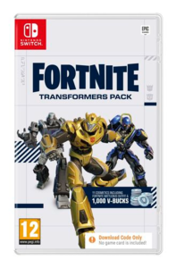 NINTENDO SWITCH FORTNITE TRANSFORMERS PACK קוד