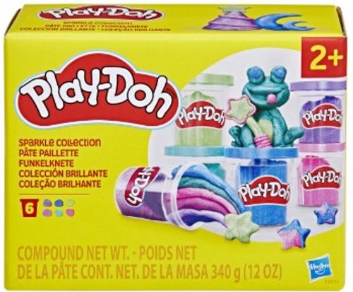 אוסף 6 מיכלי בצק מנצנצים  (סה