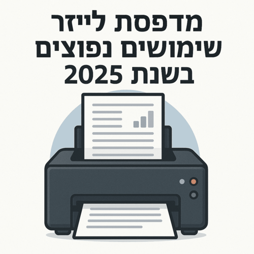 מדפסת לייזר שימושים נפוצים בשנת 2025