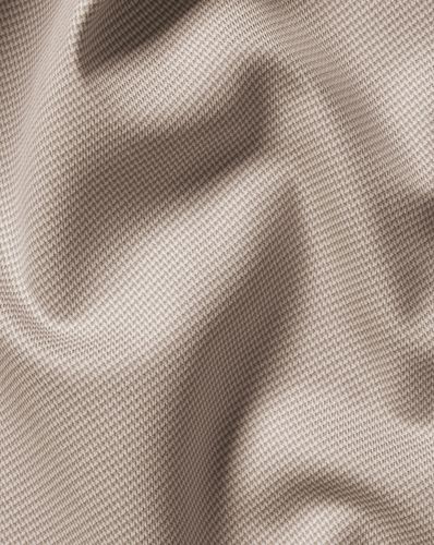 חולצה מוקה גזרת אקסטרה סלים -Mocha brown non-iron stretch Westminster weave CA extra slim fit
