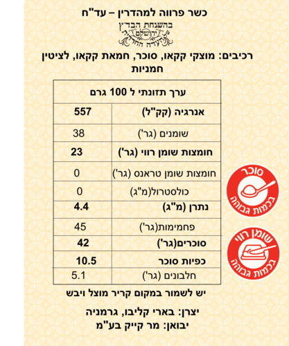 שוקולד בלגי מריר 55.6% - 5 ק