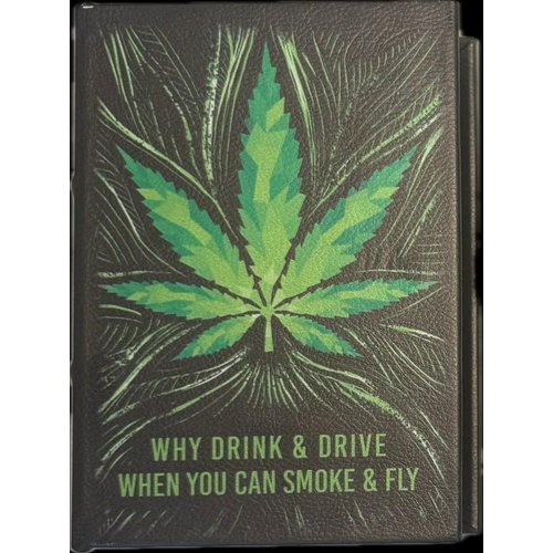 קופסת עץ לאחסון מוצרי גלגול – עיצוב Smoke & Fly