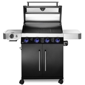 גריל גז 4 מבערים משולב פחמים +  כירת צד Grillstream
