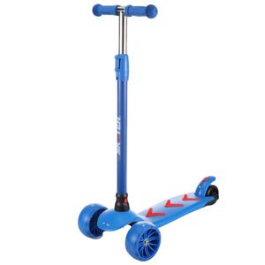 קורקינט עם גלגלי סיליקון רחבים Eco Sport - כחול