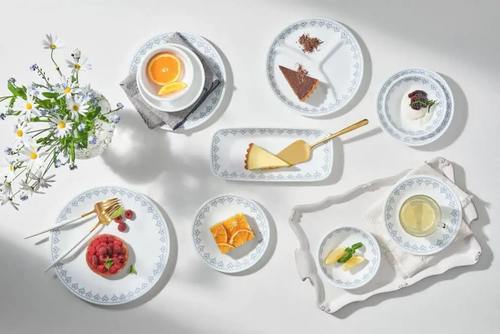 סט 18 חלקים סט צלחות 18 חלקים, Corning CORELLE® - Patchwork 