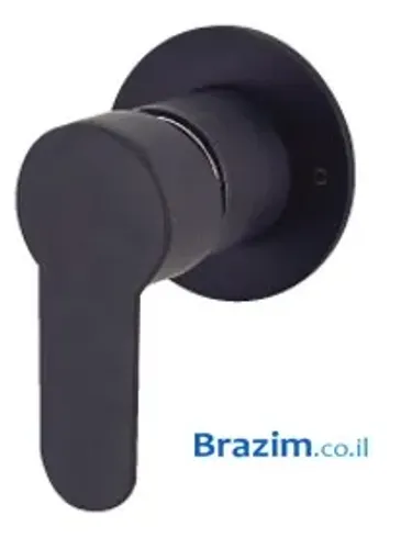 אינטרפוץ 3 דרך למקלחת מבית מיובי דגם HI-5118100MB בגימור שחור.