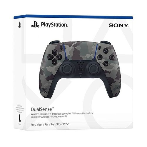 PLAYSTATION 5 DUALSENSE WIRELESS GRAY CAMOUFLAGE CONTROLLER יבוא SONY