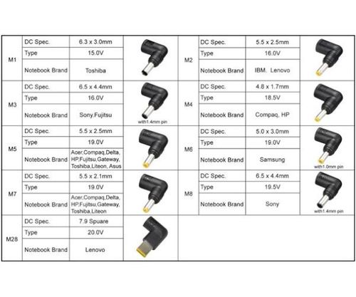 מטען אוניברסלי למחשב נייד EZcool Power Adapter AD-805