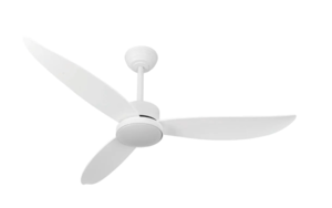 מאוורר תקרה לפרגולה "22W IP54 RYAN 52 עם שלט- לבן semicom